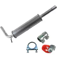 IMASAF Mittelschalld&auml;mpfer + Anbausatz SEAT IBIZA 3 SKODA FABIA 1 VW POLO 9N 1.2