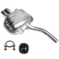 IMASAF Endschalld&auml;mpfer + Anbausatz VW PASSAT (3C 36) 1.8TSI 2.0FSI 1.9/2.0TDI