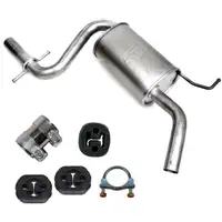 IMASAF Mittelschalld&auml;mpfer + Anbausatz f&uuml;r VW TOURAN (1T1, 1T2) 2.0 FSI 150 PS