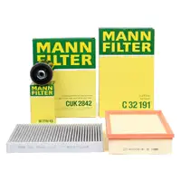 MANN Filterpaket Filterset f&uuml;r VW MULTIVAN TRANSPORTER T5 2.0 TSI 150/204 PS