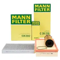MANN Filterset f&uuml;r AUDI Q7 (4LB) PORSCHE CAYENNE (9PA) VW TOUAREG (7L) 3.0 TDI
