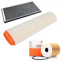 Inspektionskit Filterpaket Filterset f&uuml;r BMW X5 E53 3.0d 184 PS mit Klimaanlage