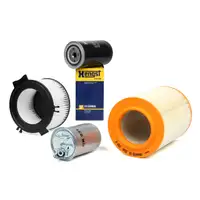 Inspektionskit Filterpaket Filterset f&uuml;r VW TRANSPORTER T4 2.4D 78PS bis 12.1995