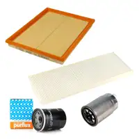 Inspektionskit Filterpaket Filterset f&uuml;r Opel Astra F 1.7TDS 82 PS ab 10.1995