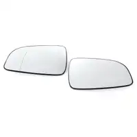 2x JOHNS Au&szlig;enspiegel Spiegelglas ELEKTRISCH f&uuml;r OPEL Astra H links + rechts
