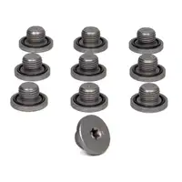 10x &Ouml;lablassschraube Verschlussschraube + Dichtring M14x1,5 CHEVROLET OPEL SAAB