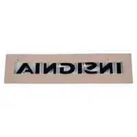 Emblem Logo Plakette Heckklappe CHROM OPEL Insignia A B 13409223 / 177297