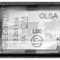 Kennzeichenleuchte f&uuml;r OPEL Astra H Caravan / Kasten 6223511 / 13155653