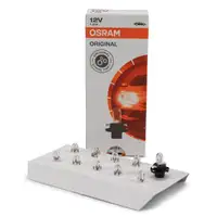10x OSRAM 2351MFX6 Halogenlampe Sockelgl&uuml;hlampe ORIGINAL LINE 12V 2W BX8,4d