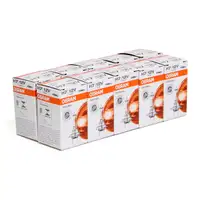 10x OSRAM Halogenlampe Gl&uuml;hlampe H7 LONGLIFE 12V 55W PX26d 64210L