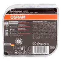 2x OSRAM Gl&uuml;hlampe H3 NIGHT BREAKER LASER 12V 55W PK22s next Generation +150%