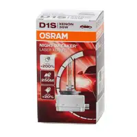 2x OSRAM Gl&uuml;hlampe D1S NIGHT BREAKER LASER 85V 35W PK32d-2 next Generation +200%