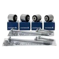 4x LEMF&Ouml;RDER Gummilager Schwinge Achsschenkel HINTEN BMW 5er E60 7er E65 E66 E67