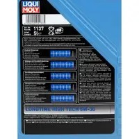 LIQUI MOLY Motor&ouml;l &Ouml;l LONGTIME HIGH TECH 5W30 5W-30 5L 5 Liter 1137