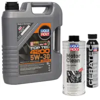 LIQUI MOLY 5 L Motor&ouml;l &Ouml;l TOP TEC 4200 5W30 + CeraTec Additiv + Motor Clean