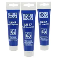 3x 100g LIQUI MOLY LM 47 + MoS2 Langzeitfett Mehrzweckfett Graphitfett 3510