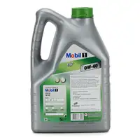 Mobil 1 ESP X3 C40 Motor&ouml;l &Ouml;l 0W-40 0W40 dexos2 PORSCHE C40 VW 511.00 - 5 Liter