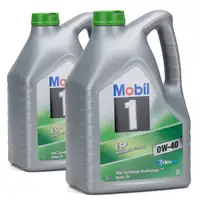 Mobil 1 ESP X3 C40 Motor&ouml;l &Ouml;l 0W-40 0W40 dexos2 PORSCHE C40 VW 511.00 - 10 Liter