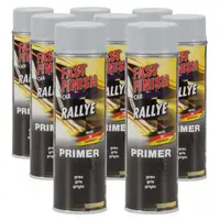 10x 500 ml FAST FINISH Car Rallye Haftgrund Grundierung Grau Spraydose 292811