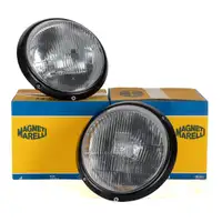 2x MAGNETI MARELLI 710301800103 Scheinwerfer HALOGEN PORSCHE 911 964 vorne 91163111302