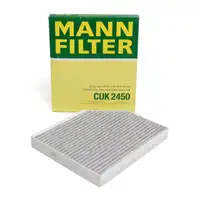 MANN Innenraumfilter Aktivkohle CUK2450 f&uuml;r AUDI A4 B8 A5 Q5 8R PORSCHE MACAN