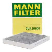 MANN Innenraumfilter Aktivkohle CUK26009 f&uuml;r AUDI A3 8V SEAT SKODA VW GOLF 7