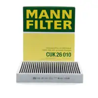 MANN Innenraumfilter Aktivkohle CUK26010 f&uuml;r AUDI A1 SEAT SKODA VW POLO 6R 6C