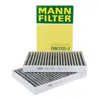 MANN Innenraumfilter Aktivkohlefilter Satz CUK 2722-2 MERCEDES-BENZ W221 W222