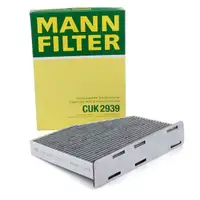MANN Innenraumfilter Pollen Aktivkohlefilter CUK2939 f&uuml;r AUDI SEAT SKODA VW
