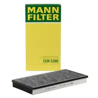 MANN Innenraumfilter Aktivkohle f&uuml;r PORSCHE 911 996 997 BOXSTER CAYMAN 986 987