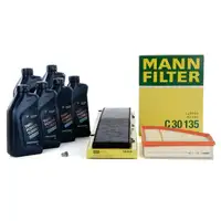 MANN Inspektionskit + 6 L ORIGINAL BMW 5W30 Motor&ouml;l E90-93 316-320d ab 03.2010