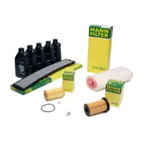 MANN Filterset + 5 L ORIGINAL BMW 5W30 Motor&ouml;l f&uuml;r 3er E46 318d 320d 116-136 PS