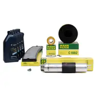 MANN Inspektionskit + 4 L ORIGINAL f&uuml;r BMW 5W30 Motor&ouml;l BMW 3er E46 316i 318i