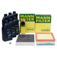 MANN Inspektionskit + 6 L ORIGINAL BMW 5W30 Motor&ouml;l F20 116-125d F30-34 316-325d