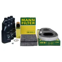 MANN Inspektionskit + 6 L ORIGINAL BMW 5W30 Motor&ouml;l f&uuml;r 5er F10 F11 518d 136 PS