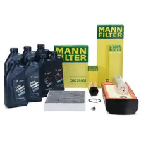 MANN Inspektionskit + 7 L ORIGINAL BMW 5W30 Motor&ouml;l 3er F30 F31 F34 330d 335d