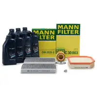 MANN Inspektionskit + 7 L ORIGINAL BMW 5W30 Motor&ouml;l F10 F11 523-530i F01-04 730i
