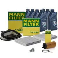 MANN Inspektionskit + 7 L ORIGINAL BMW 5W30 Motor&ouml;l f&uuml;r X3 F25 18d 20d 30d