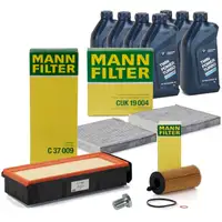MANN Inspektionskit + 7 L ORIGINAL BMW 5W30 Motor&ouml;l f&uuml;r X3 F25 X4 F26 30d 35d