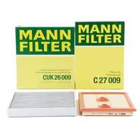 MANN Filterset f&uuml;r AUDI A3 8V SEAT SKODA VW GOLF 7 PASSAT TIGUAN 1.2/1.4 TSI