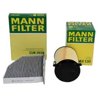 MANN Inspektionskit f&uuml;r AUDI A3 8P SEAT SKODA VW GOLF 5 6 PASSAT 1.2/1.4 TSI 1.6