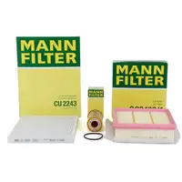 MANN Inspektionskit Filterpaket Filterset f&uuml;r OPEL CORSA D E 1.4 1.6 101-211 PS