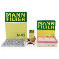 MANN Inspektionskit Filterpaket f&uuml;r OPEL CORSA D 1.0 1.2 1.4 + CORSA E 1.2 1.4