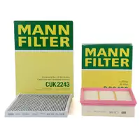 MANN Inspektionskit Filterpaket f&uuml;r OPEL CORSA D 1.0 1.2 1.4 + CORSA E 1.2 1.4