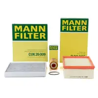 MANN Filterset f&uuml;r AUDI A3 S3 Q2 SEAT LEON Cupra VW GOLF 7 1.8/2.0 TSI GTI / R