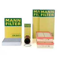 MANN Filterset f&uuml;r PORSCHE CAYENNE 92A 4.2 S Diesel VW TOUAREG 7P5 4.2 V8 TDI