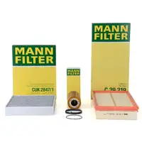 MANN Filterset f&uuml;r PORSCHE CAYENNE 3.0 S E-Hybrid VW TOUAREG 3.0 V6 TSI Hybrid