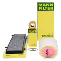 MANN Inspektionskit Filterpaket BMW 1er E81 E87 118d 120d 3er E90 E91 318d 320d