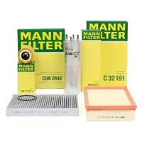 MANN Inspektionskit Filterpaket VW MULTIVAN TRANSPORTER T5 1.9/2.5 TDI 85-174 PS