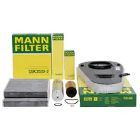 MANN Inspektionskit Filterset f&uuml;r BMW 5er F10 F11 518d 136 PS + 520d 163 PS